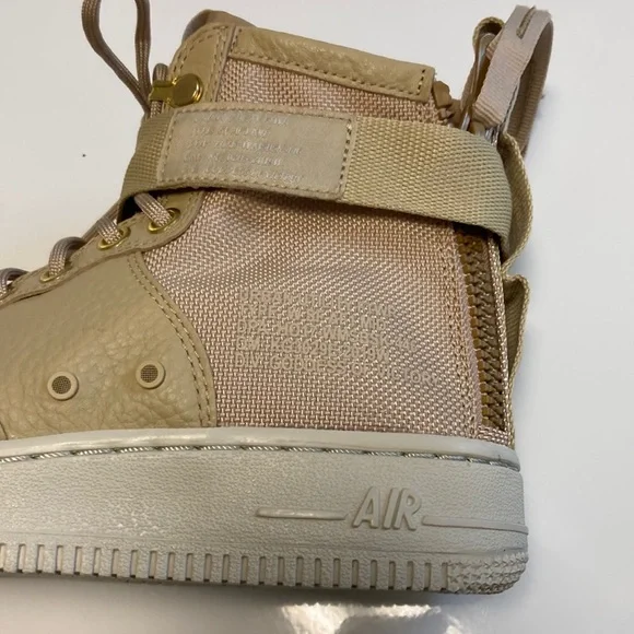 Nike Tan Gold Ankle Booties with Suede Finish - Picture 6 of 6